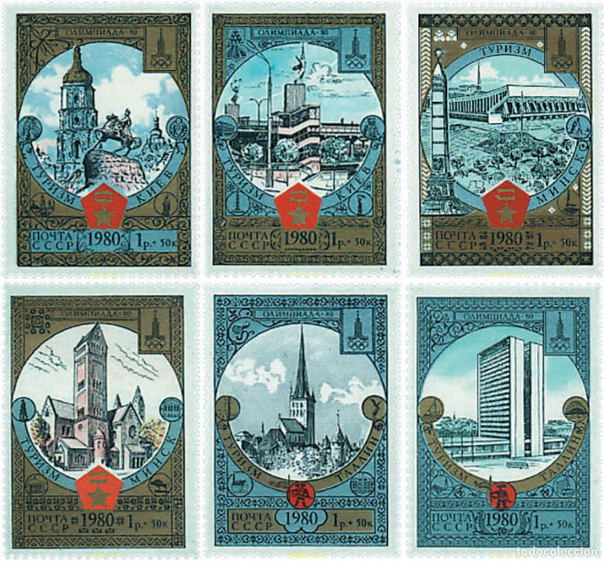 Sellos: 63438 MNH UNION SOVIETICA 1980 22 JUEGOS OLIMPICOS VERANO MOSCU 1980