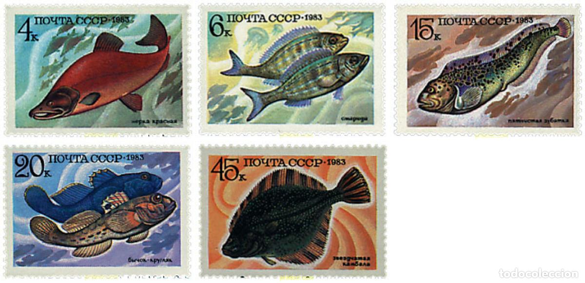 Sellos: 63473 MNH UNION SOVIETICA 1983 FAUNA MARINA
