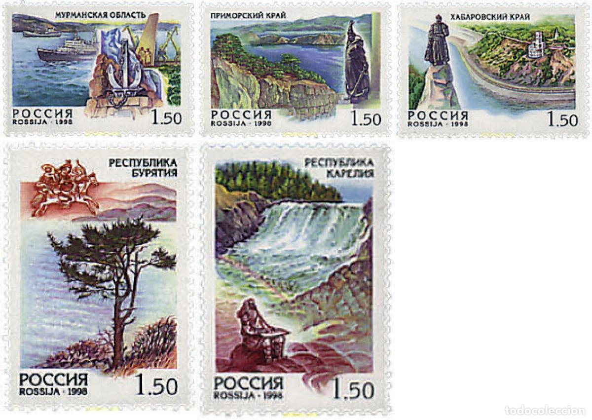 Sellos: 41170 MNH RUSIA 1998 REGIONES RUSAS