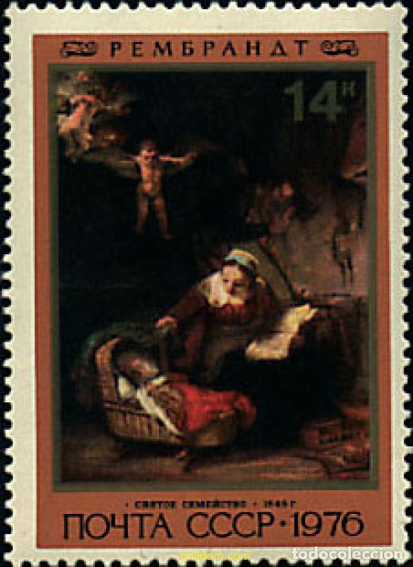 Sellos: 607593 MNH UNION SOVIETICA 1976 370 ANIVERSARIO DEL NACIMIENTO DE REMBRANDT
