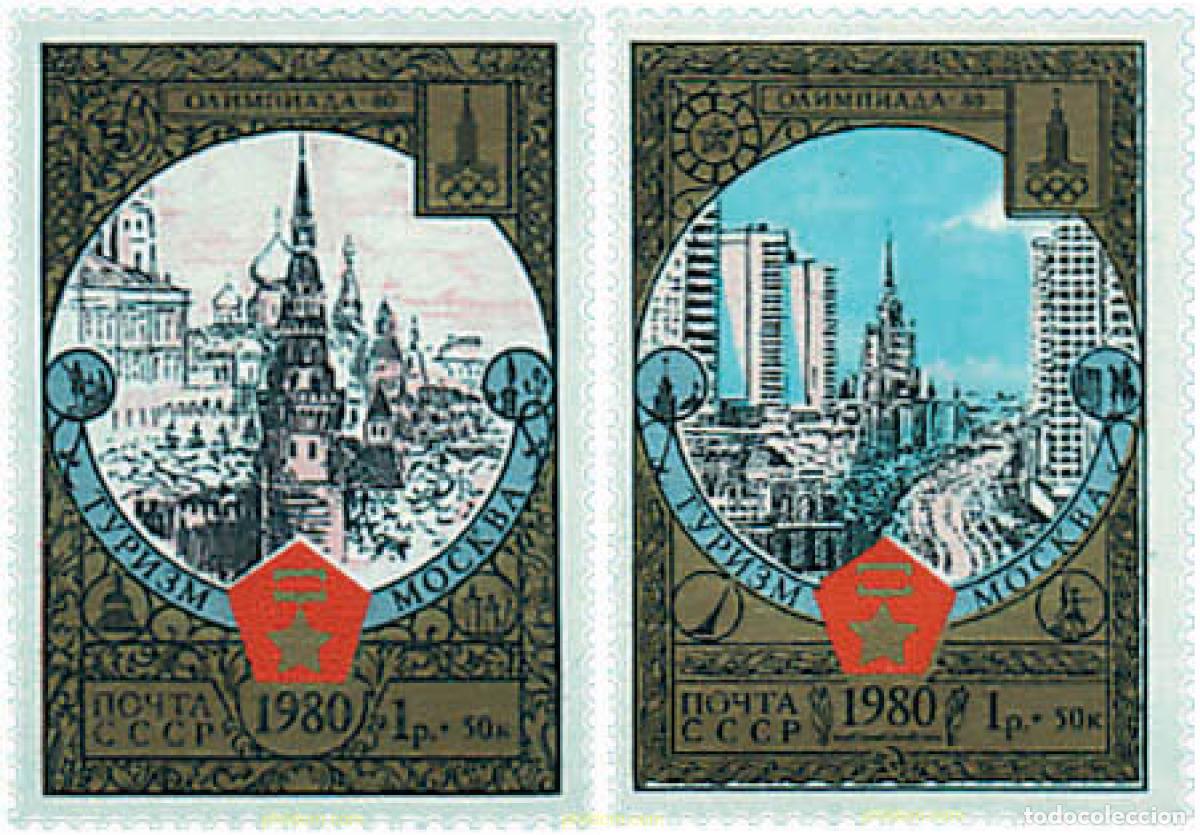 Sellos: 63431 MNH UNION SOVIETICA 1980 22 JUEGOS OLIMPICOS VERANO MOSCU 1980