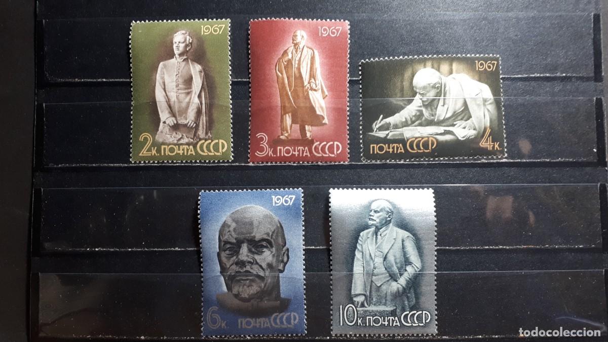 Sellos: RUSIA. A&Ntilde;O 1967. **. YVERT 3215/9