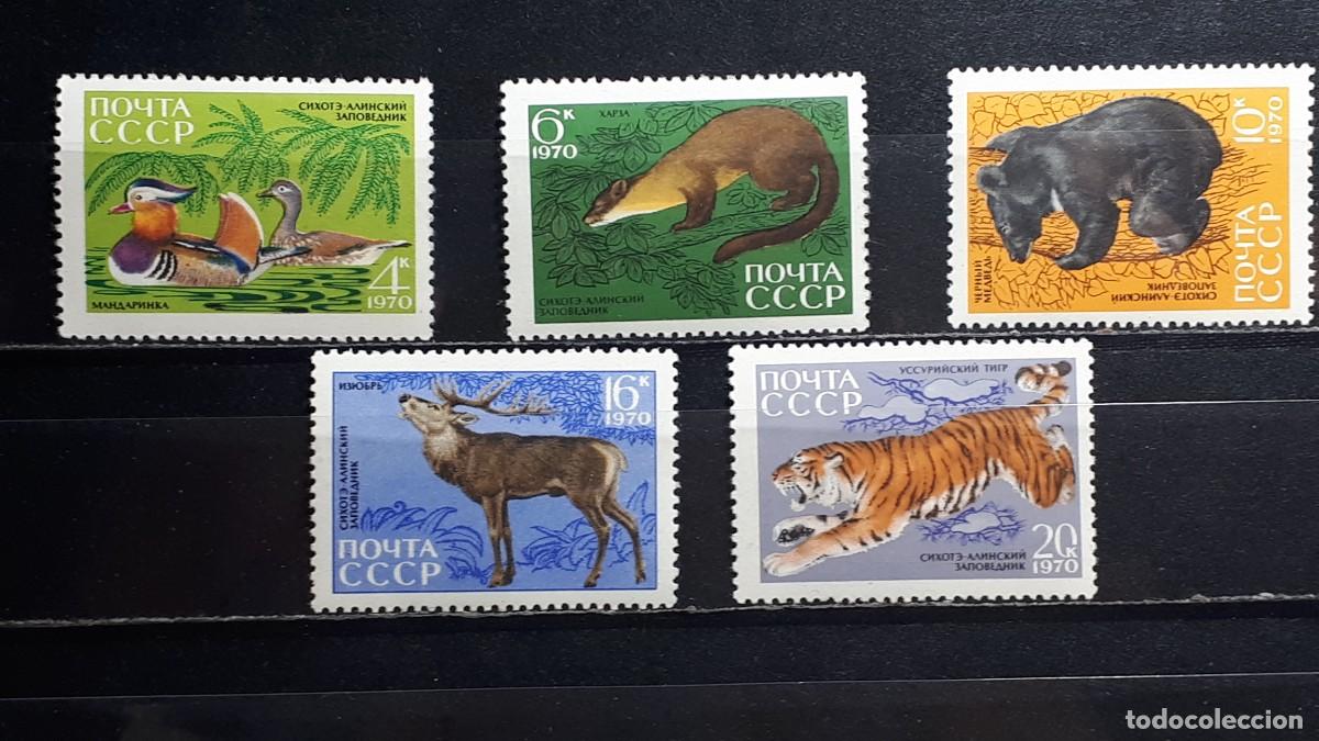 Sellos: RUSIA. A&Ntilde;O 1970. **. YVERT 3644/8