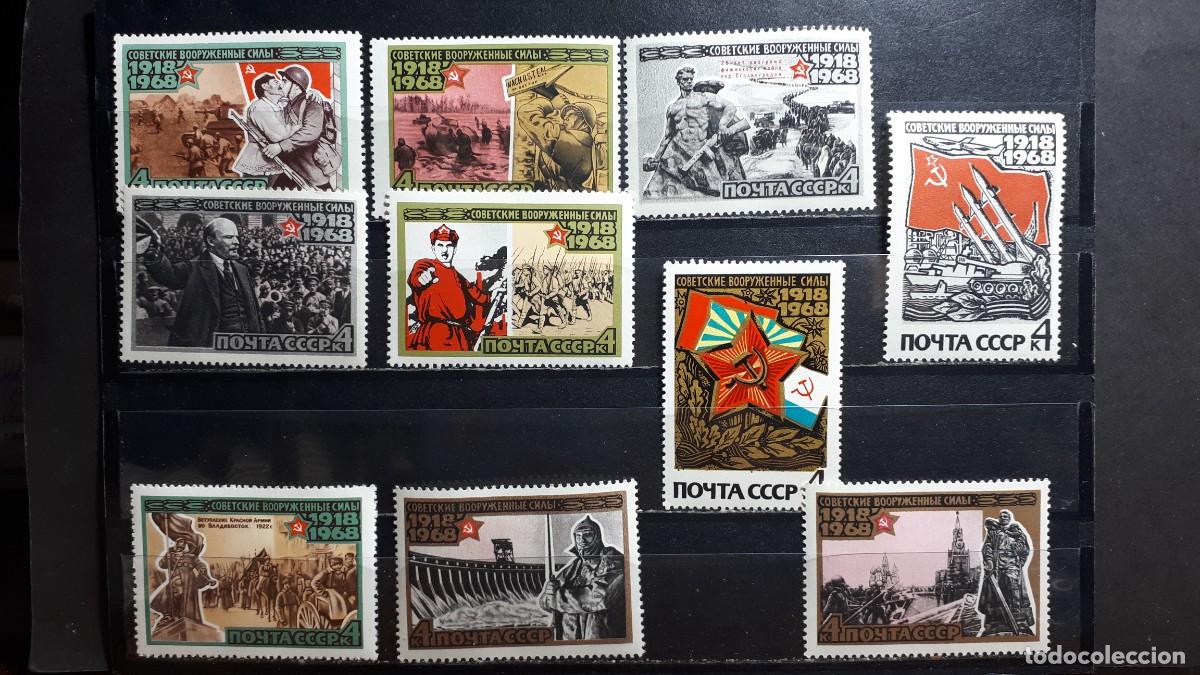 Sellos: RUSIA. A&Ntilde;O 1968. **. YVERT 3336/45