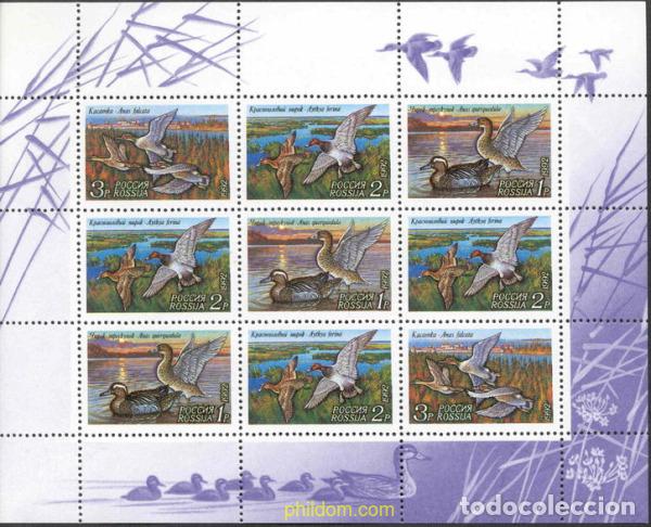 Sellos: 10530 MNH RUSIA 1992 FAUNA