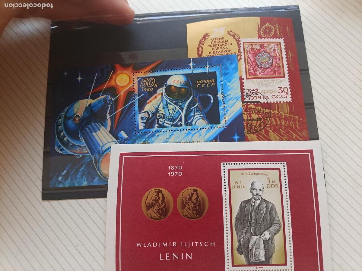 Sellos: URSS 3 hojitas Rusia