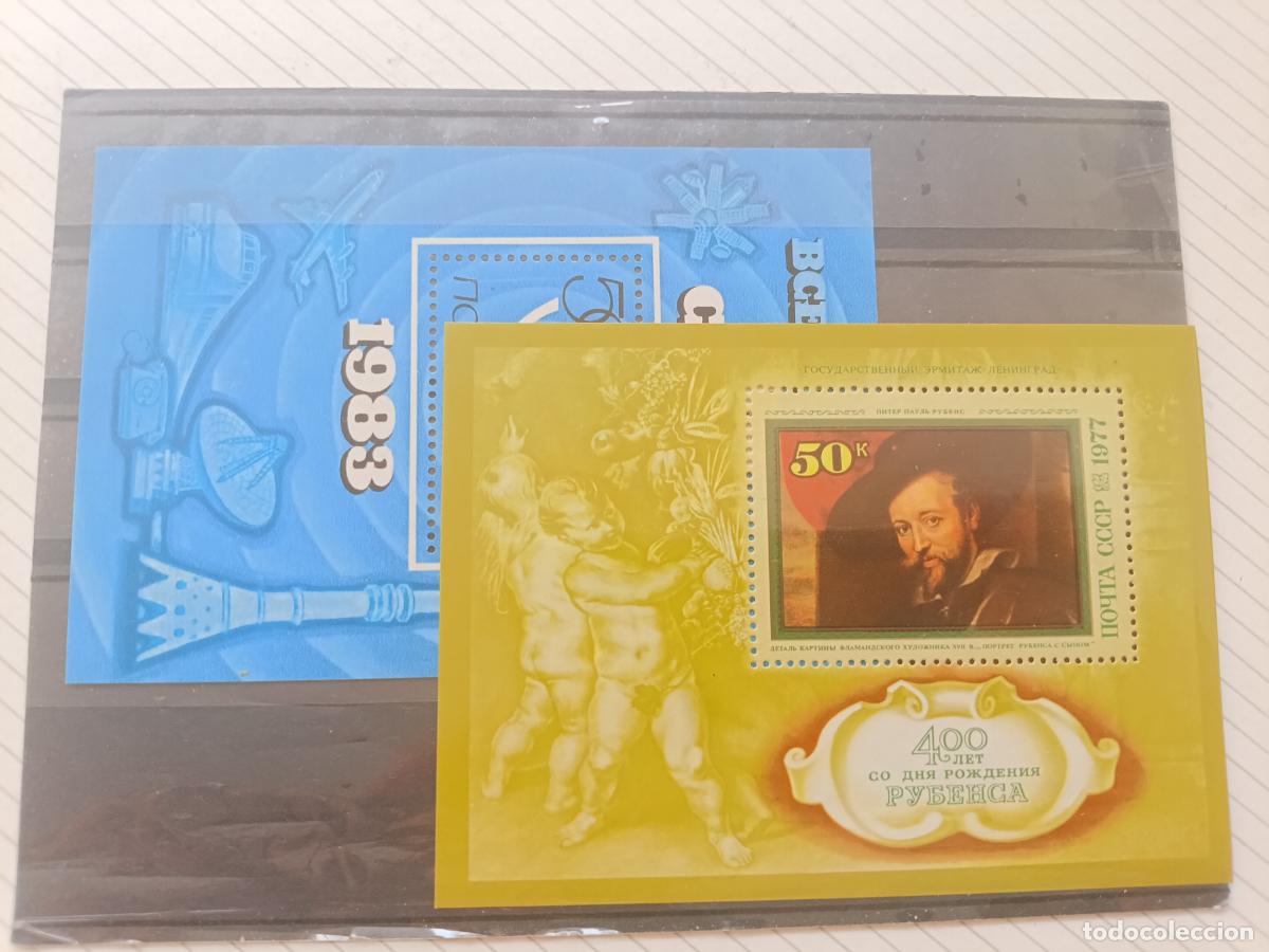 Sellos: URSS 2 hojitas Rusia
