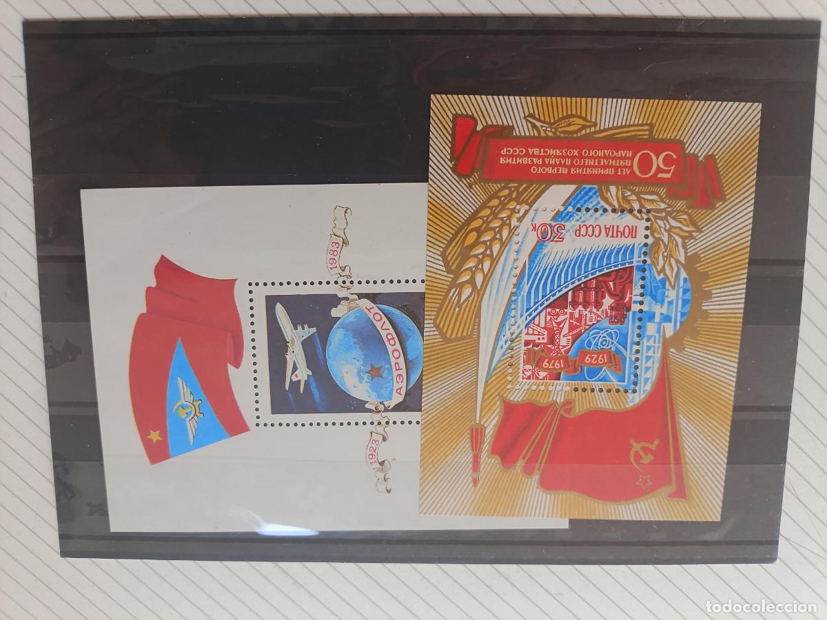 Sellos: URSS 2 hojitas Rusia