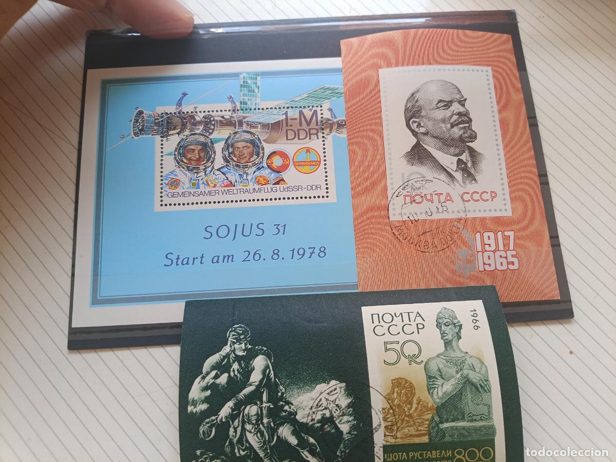 Sellos: URSS 3 hojitas Rusia