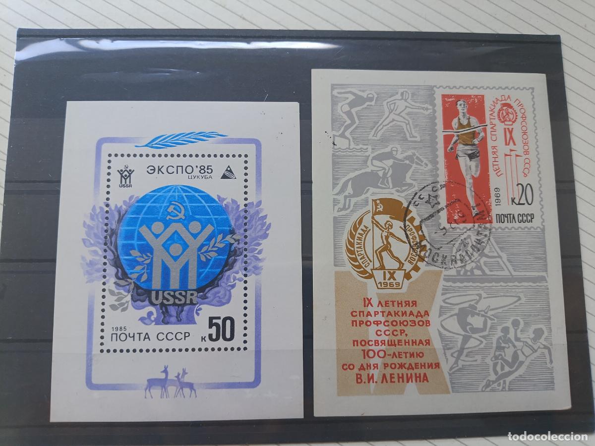 Sellos: Rusia URSS. 2 hojitas