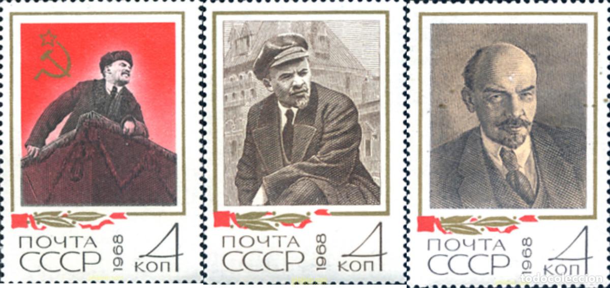 Stamps: 43347 MNH UNION SOVIETICA 1968 98 ANIVERSARIO DEL NACIMIENTO DE LENIN