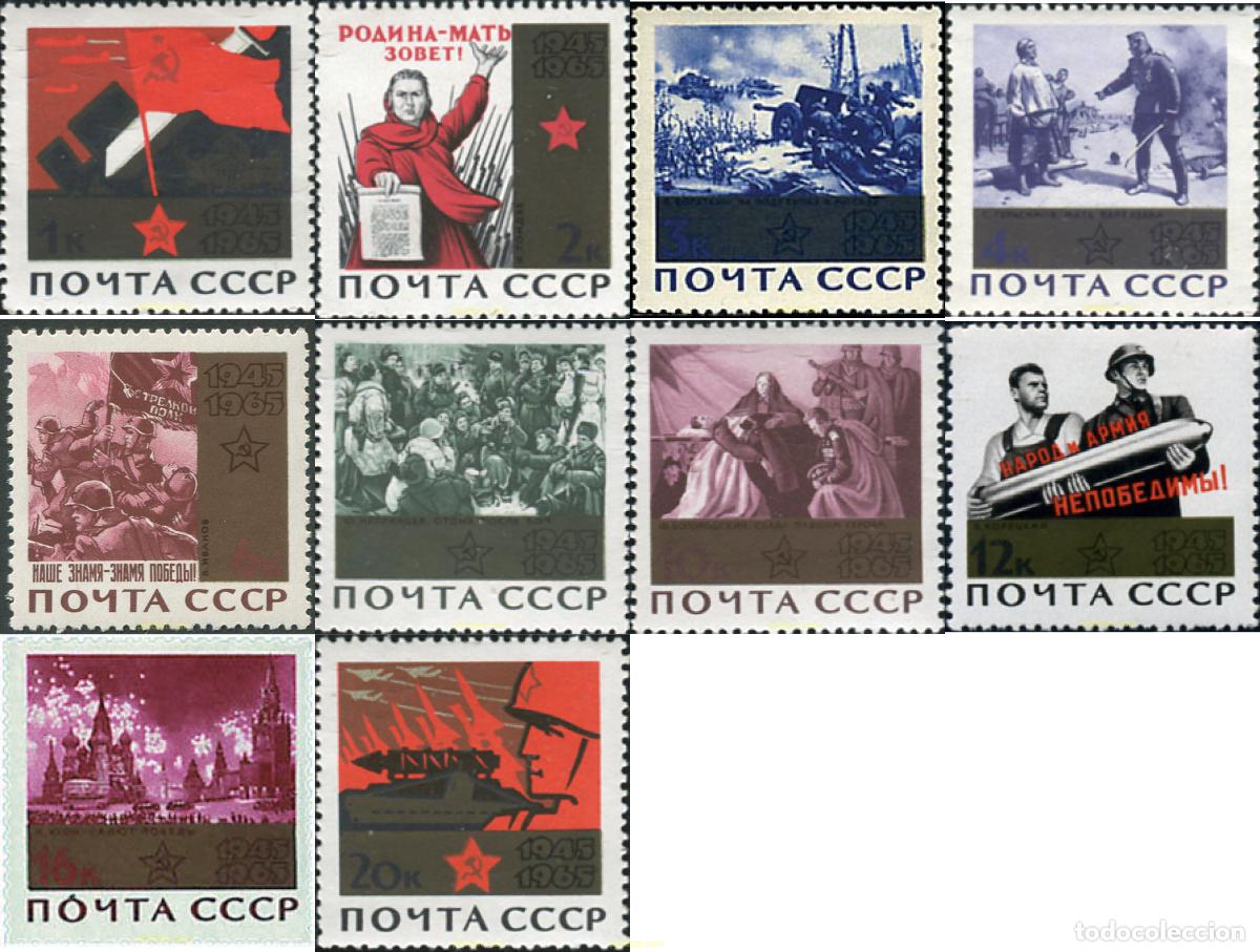 Francobolli: 43286 MNH UNION SOVIETICA 1965 20 ANIVERSARIO DE LA VICTORIA