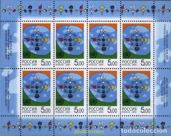 Sellos: 7896 MNH RUSIA 2001 A&Ntilde;O INTERNACIONAL DEL DIALOGO ENTRE CIVILIZACIONES