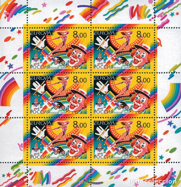 Sellos: 103704 MNH RUSIA 2002 EUROPA CEPT 2002 - EL CIRCO