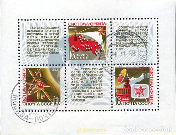 Sellos: 138873 MNH UNION SOVIETICA 1968 SISTEMA ORBITA
