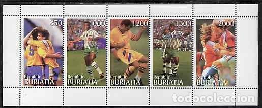Sellos: BURIATIA 1999 SHEET MNH FUTBOL FOOTBALL SOCCER FUSSBALL FUTEBOL DEPORTES SPORTS