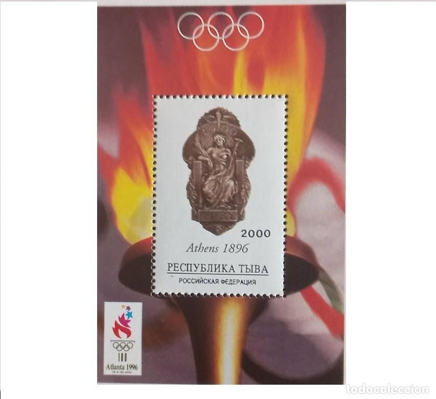 Sellos: TUVA TOUVA 1996 SHEET MNH ATLANTA JUEGOS OLIMPICOS OLYMPIC GAMES JEUX OLYMPIQUES DEPORTES SPORTS