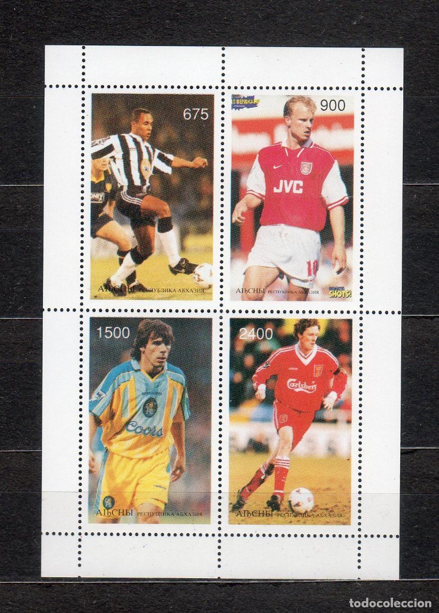 Sellos: ABKHAZIA 1997 SHEET MNH FUTBOL FOOTBALL SOCCER FUSSBALL FUTEBOL SPORTS DEPORTES