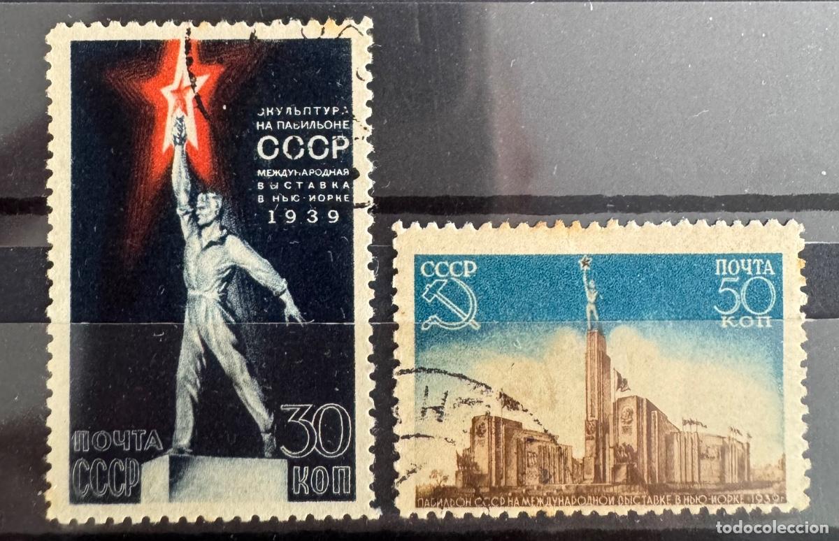 Sellos: Rusia sellos 1939 709/710 A