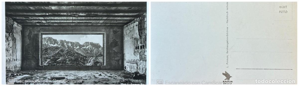 Sellos: O) RUSSIA, THE RUINS OF THE LARGE PANORAMIC WINDOW OF THE BERGHOF, ADOLF HITLER'S MOUNTAIN RESIDENCE