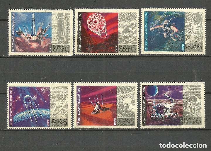 Sellos: Rusia 1972 Ivert 3870/5 *** 15&ordm; Aniversario de la Era C&oacute;smica