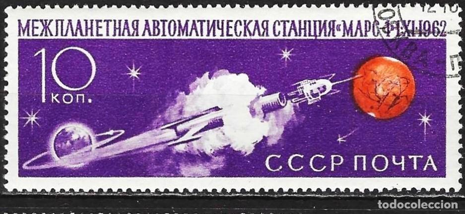 Sellos: Rusia ( URSS ) 1962 - Mi 2676 - YT 2588 - Sonda interplanetaria Mars 1