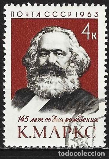 Sellos: Rusia ( URSS ) 1963 - Mi 2758 - YT 2667 - Karl Marx