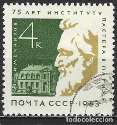 Sellos: Rusia 1963 - Mi 2820 - YT 2732 - Ilya Ilitch Metchnikov