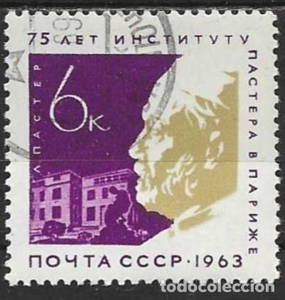 Sellos: Rusia 1963 - Mi 2821 - YT 2733 - Louis Pasteur
