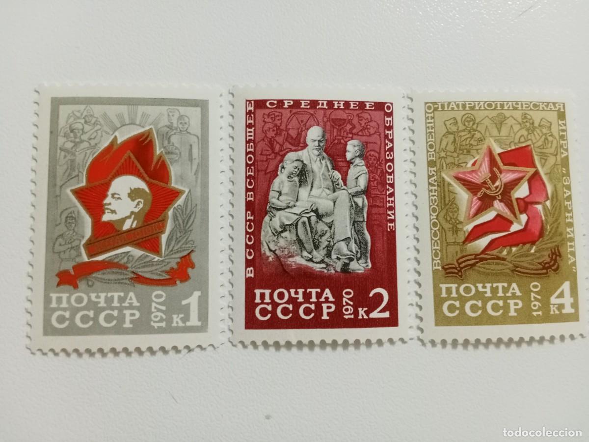 Sellos: SELLOS UNI&Oacute;N SOVI&Eacute;TICA, A&Ntilde;O 1970, MICHEL 3795/97**MNH SERIE COMPLETA