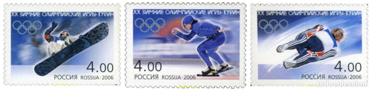 Sellos: 190199 MNH RUSIA 2006 20 JUEGOS OLIMPICOS INVIERNO TURIN 2006