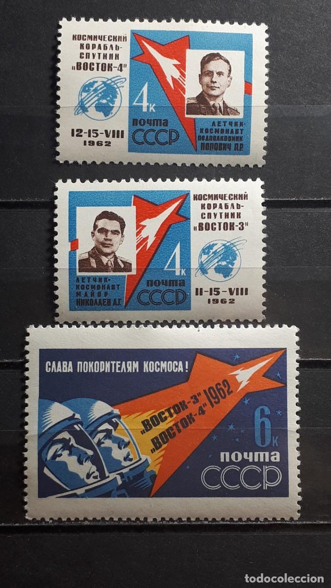 Sellos: RUSIA. A&Ntilde;O 1962. **. YVERT 2550/2