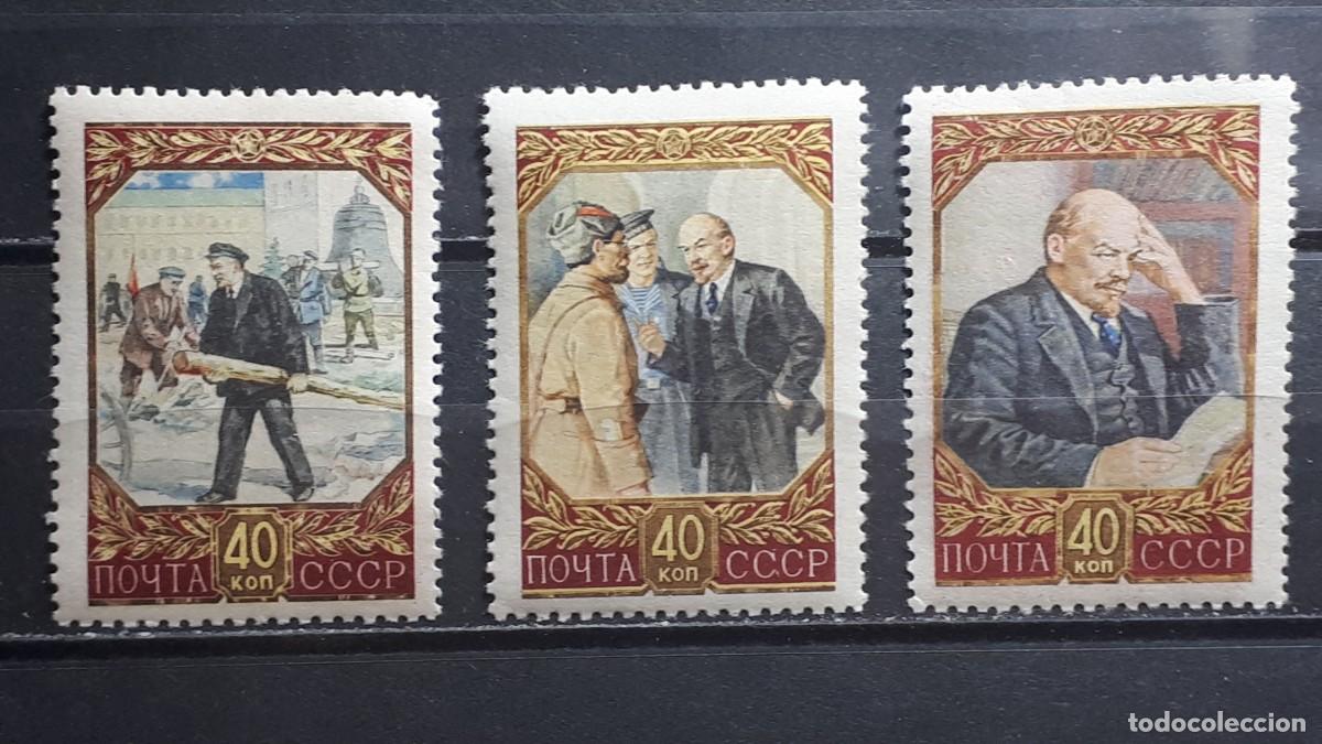Sellos: RUSIA. A&Ntilde;O 1957. **. YVERT 1916/8