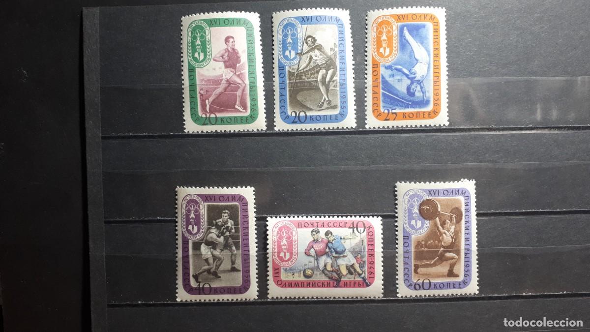 Sellos: RUSIA. A&Ntilde;O 1957. **. YVERT 1948/53