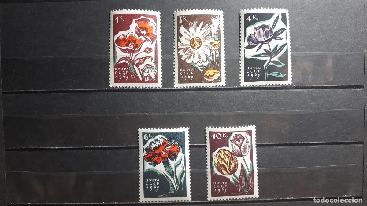 Sellos: RUSIA. A&Ntilde;O 1965. **. YVERT 2955/9
