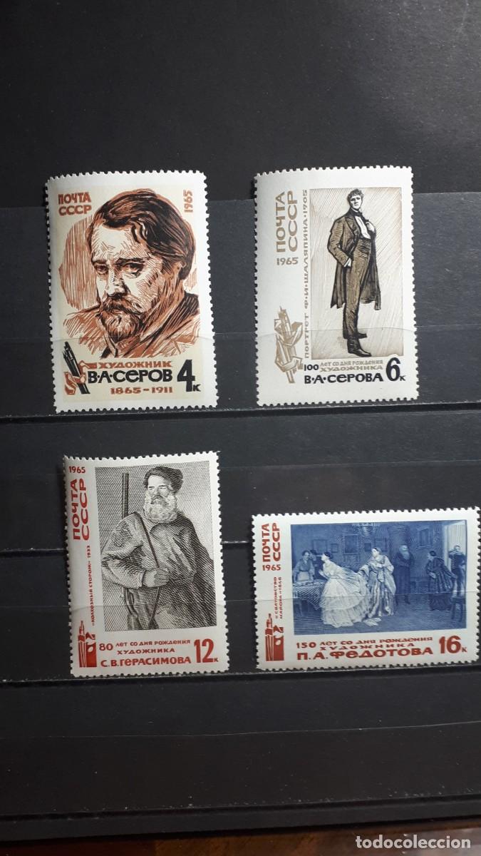 Sellos: RUSIA. A&Ntilde;O 1965. **. YVERT 2972/5