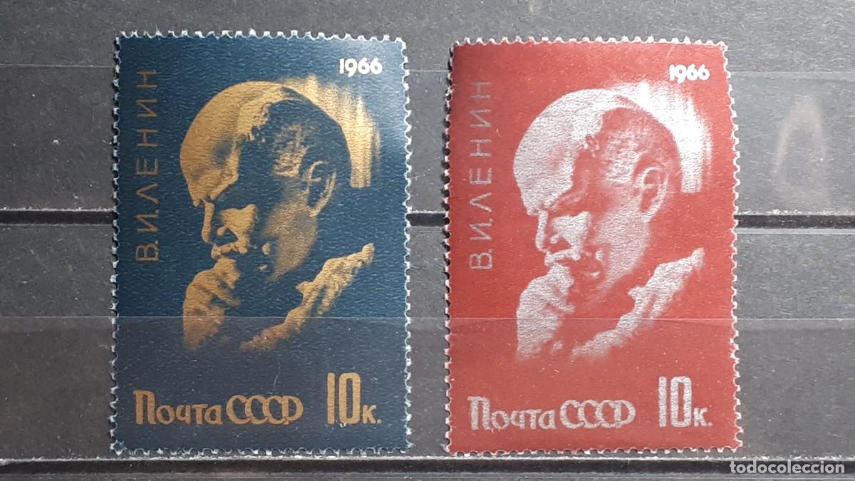 Sellos: RUSIA. A&Ntilde;O 1966. **. YVERT 3078/9