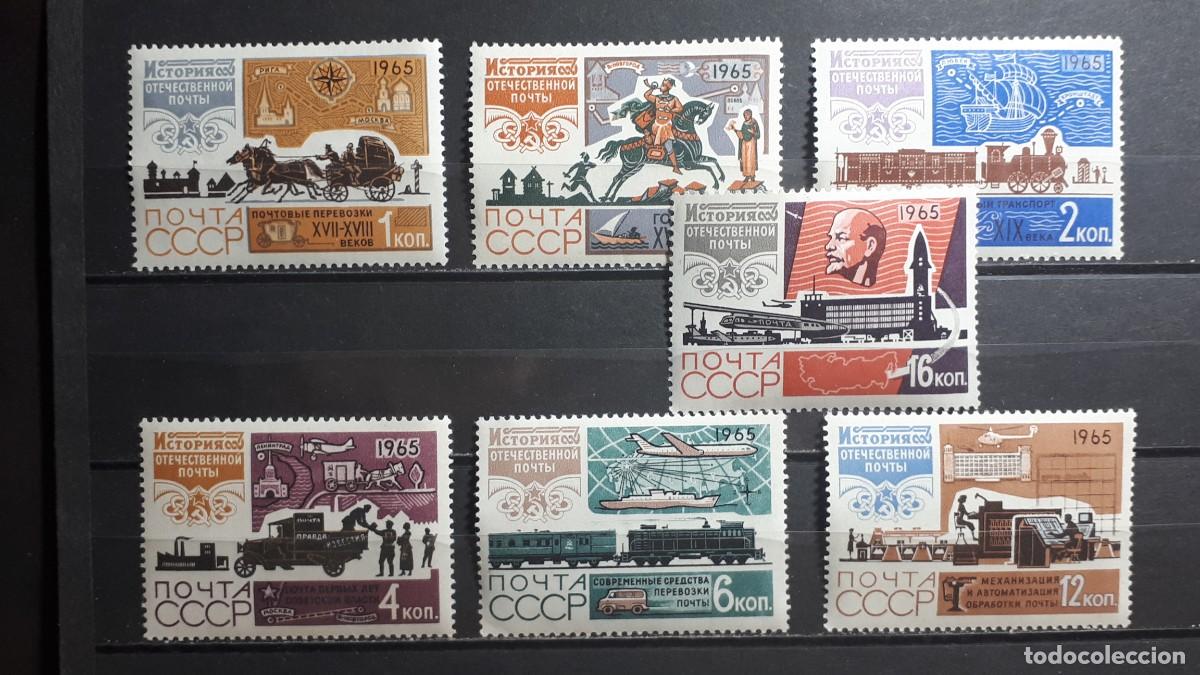 Sellos: RUSIA. A&Ntilde;O 1965. **. YVERT 3022/8