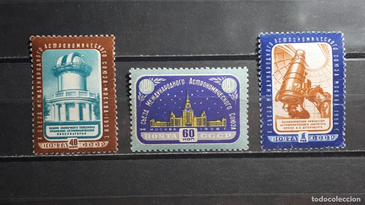 Sellos: RUSIA. A&Ntilde;O 1958. **. YVERT 2074/6