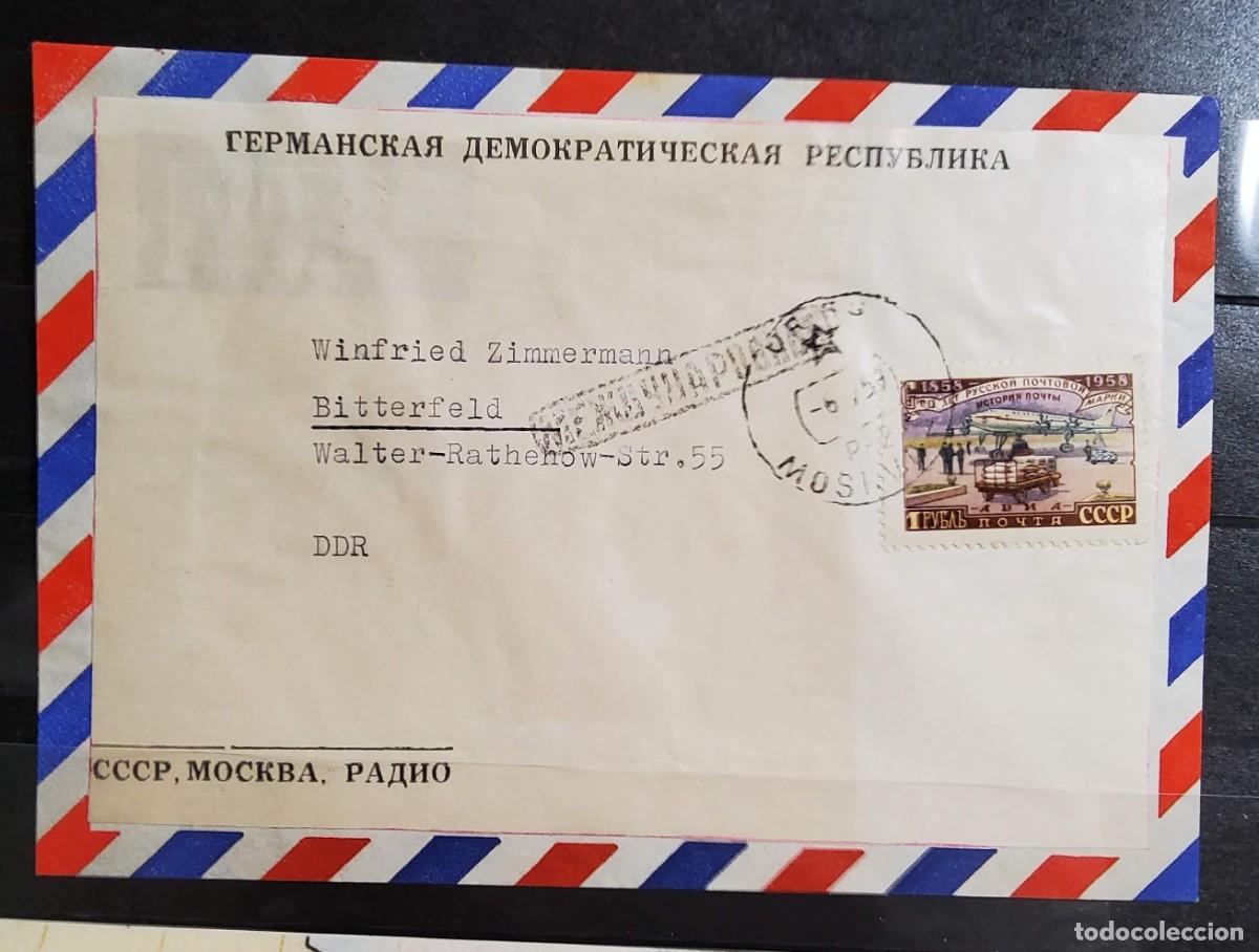 Sellos: CARTA CIRCULADA DE RUSIA CON FRANQUEO FILAT&Eacute;LICO.EXTRAORDINARIA CALIDAD