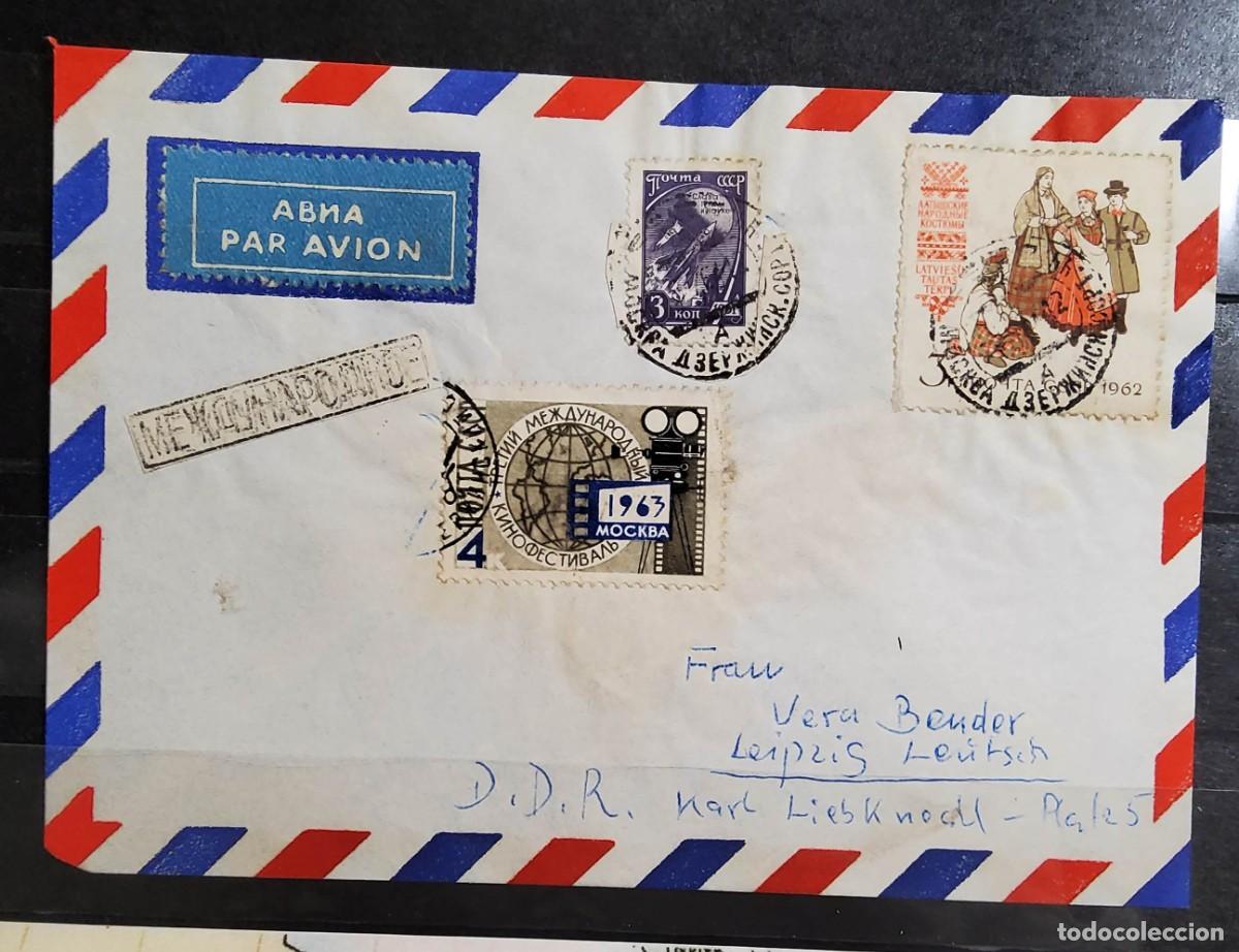 Sellos: CARTA CIRCULADA DE RUSIA CON FRANQUEO FILAT&Eacute;LICO ENTRE LOS A&Ntilde;OS 1950-1960.EXTRAORDINARIA CALIDAD
