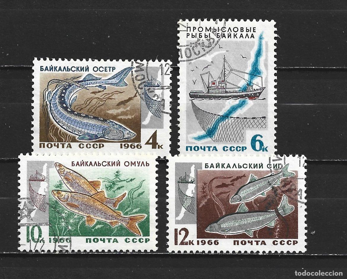 Sellos: RUSIA YVERT NUM. 3142/3145 SERIE COMPLETA USADA