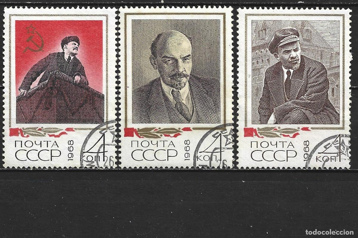 Sellos: RUSIA YVERT NUM. 3354/3356 SERIE COMPLETA USADA