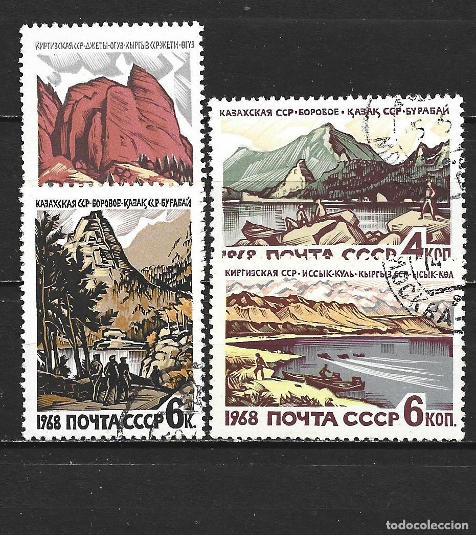 Sellos: RUSIA YVERT NUM. 3425/3428 SERIE COMPLETA USADA
