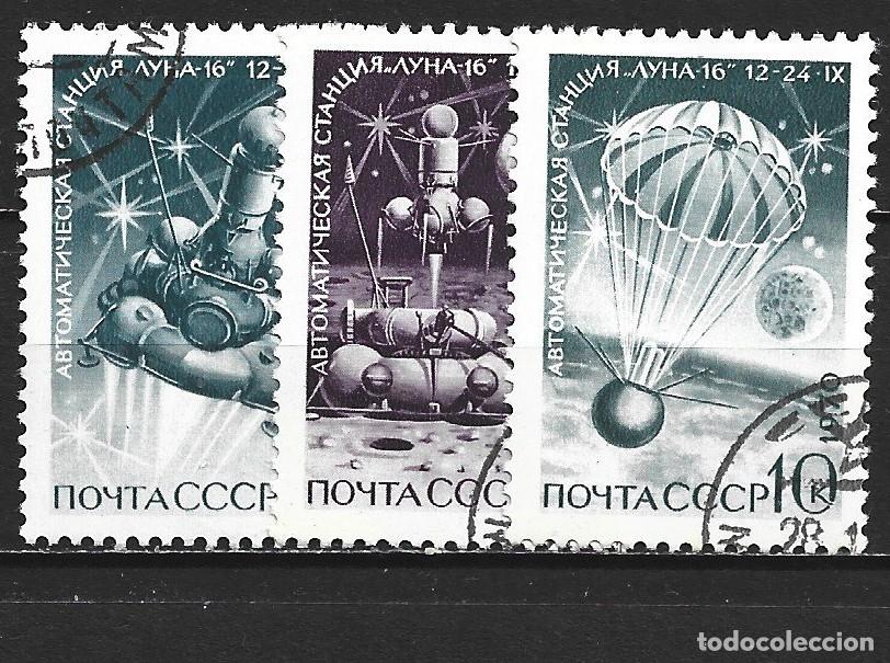 Sellos: RUSIA YVERT NUM. 3687/3689 SERIE COMPLETA USADA