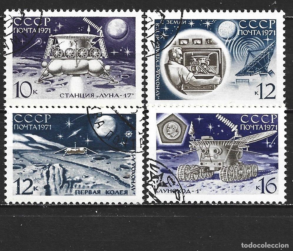 Sellos: RUSIA YVERT NUM. 3704/3707 SERIE COMPLETA USADA