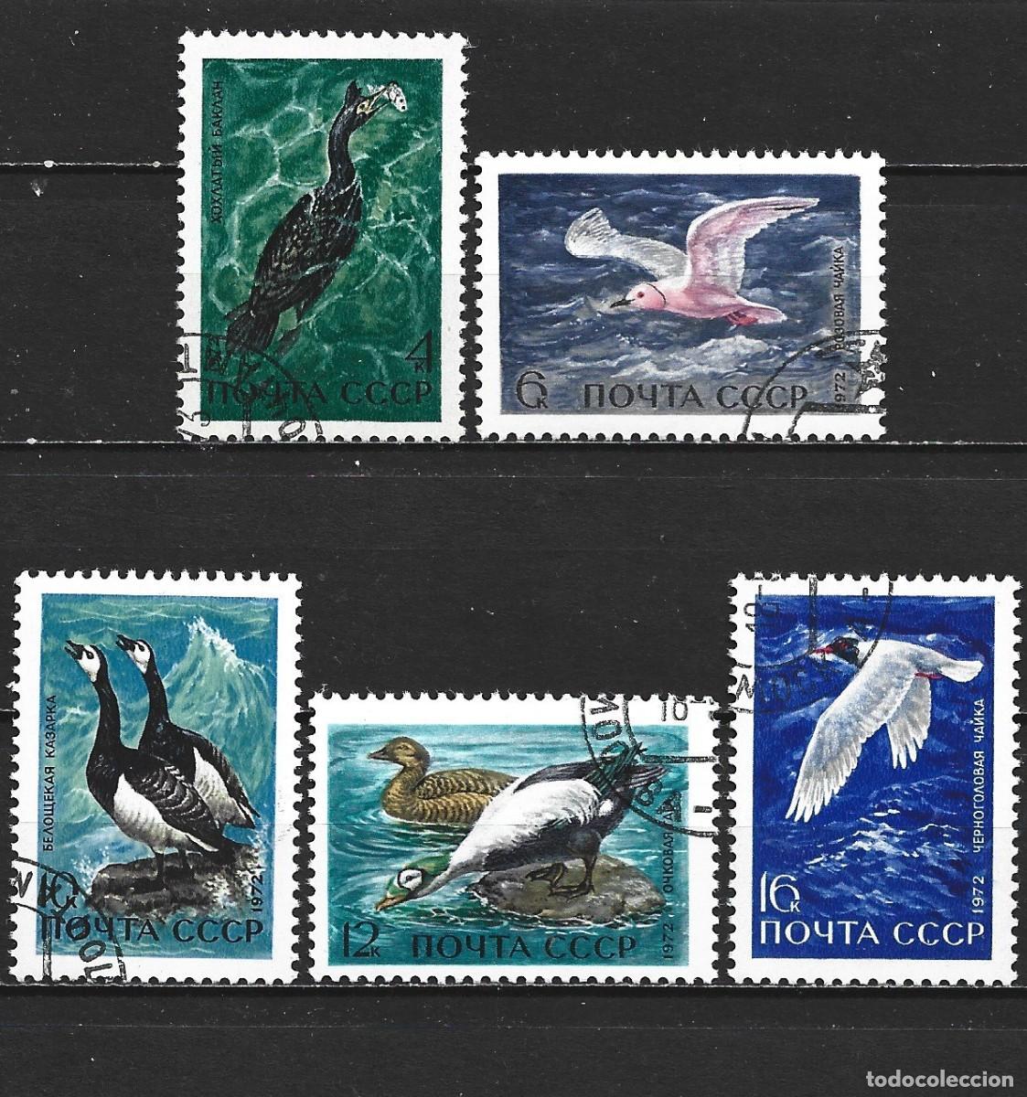 Sellos: RUSIA YVERT NUM. 3802/3806 SERIE COMPLETA USADA