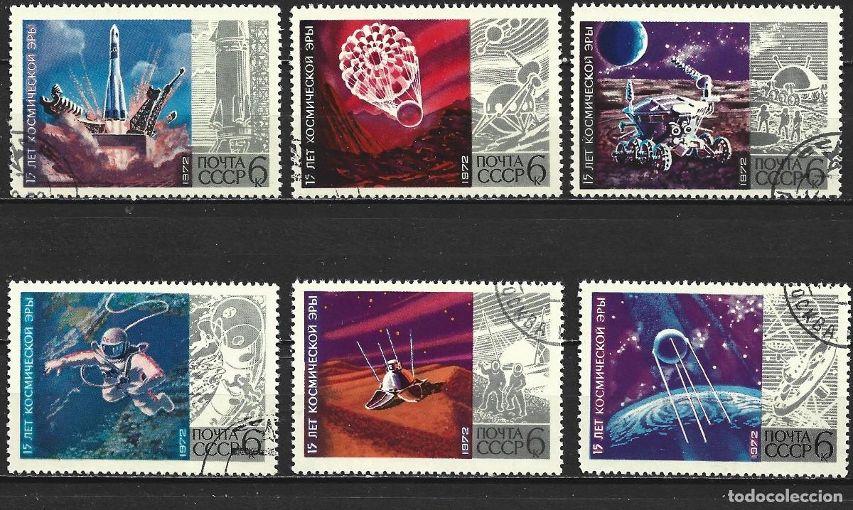 Sellos: RUSIA YVERT NUM. 3870/3875 SERIE COMPLETA USADA