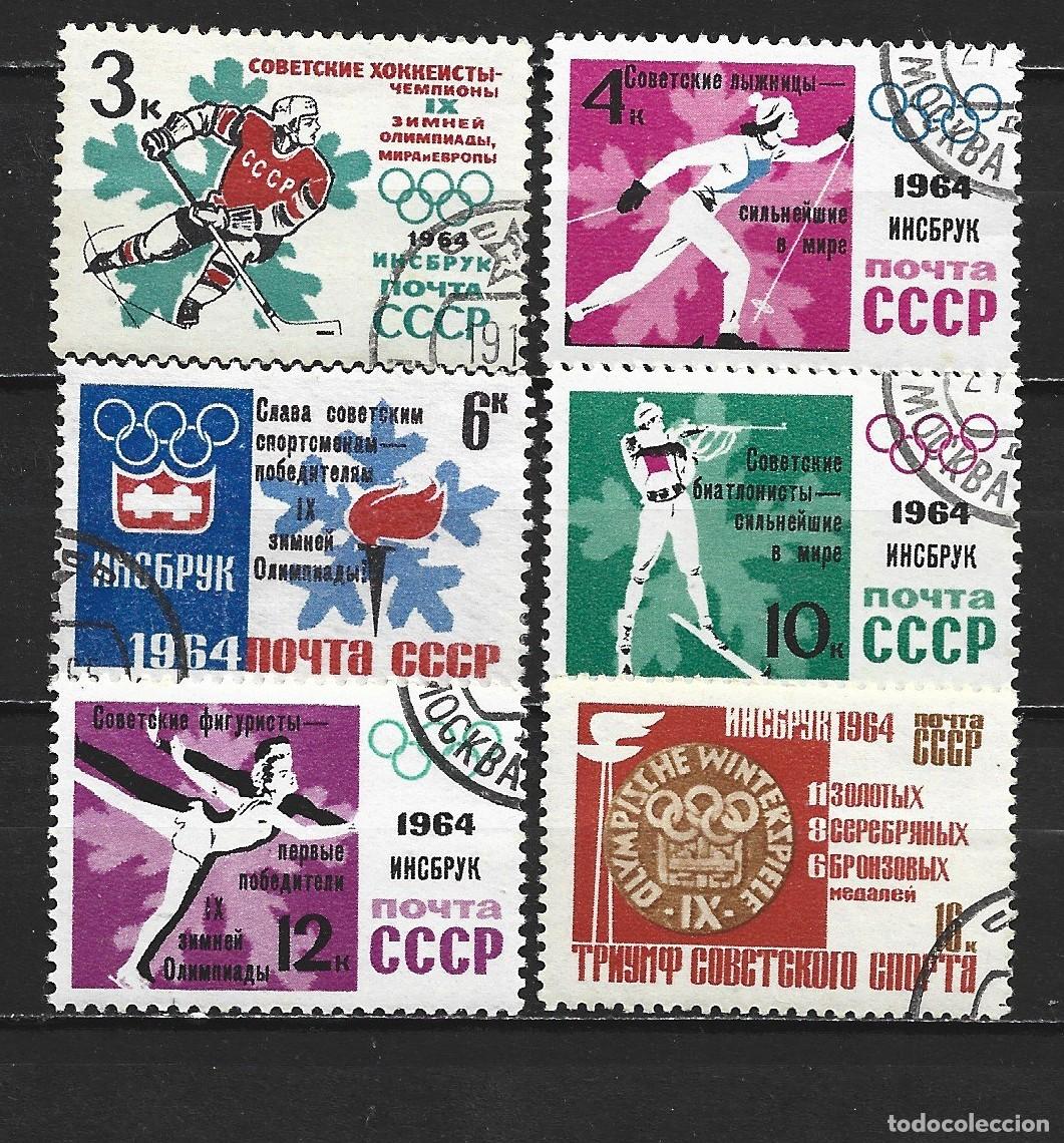 Sellos: RUSIA YVERT NUM. 2790/2796 FALTA EL 2790 PARA LA SERIE COMPLETA USADA