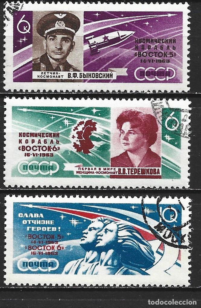 Sellos: RUSIA YVERT NUM. 2681/2683 SERIE COMPLETA USADA